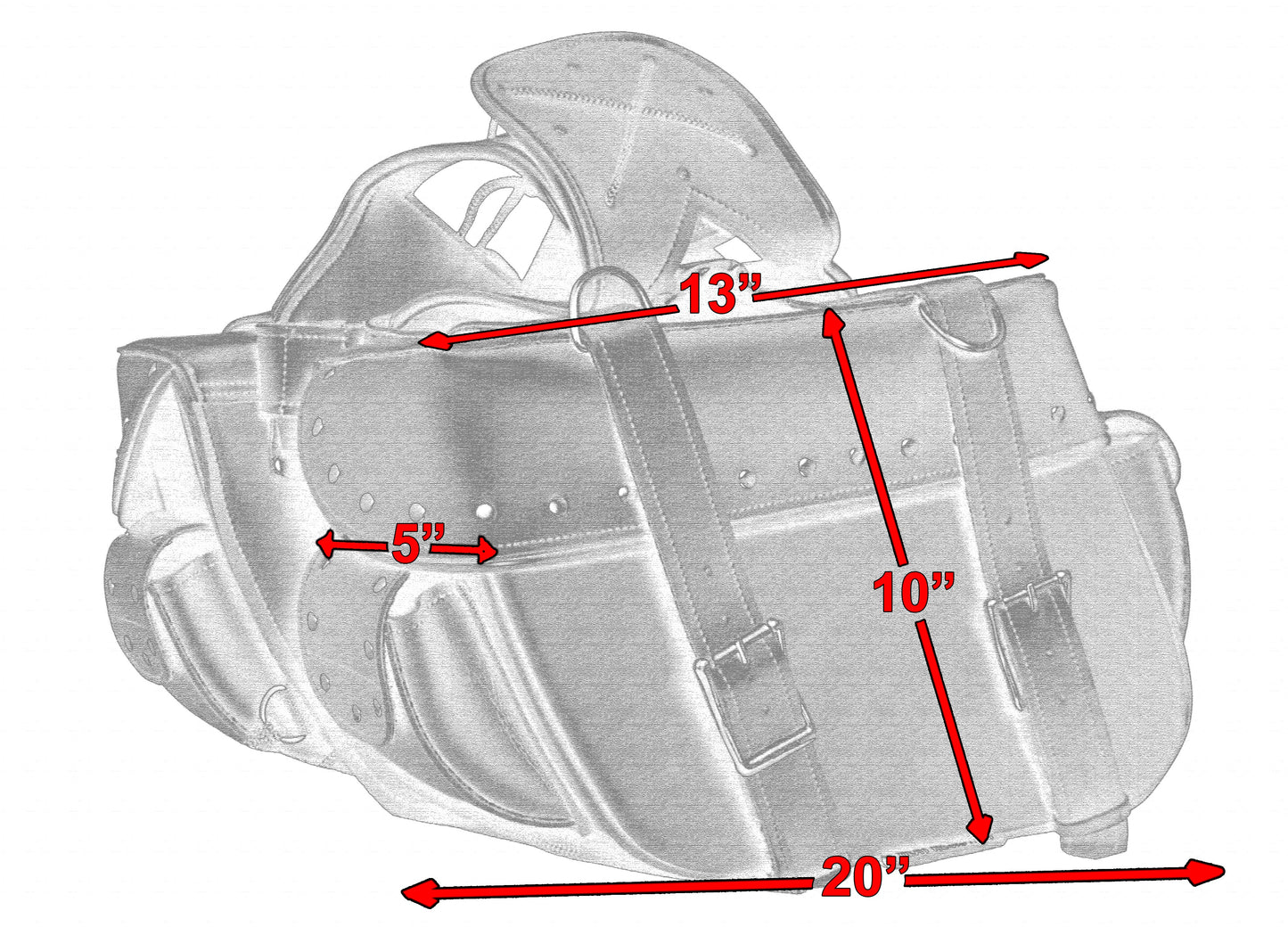 RC Two Strap Saddle Bag w/ StuRC