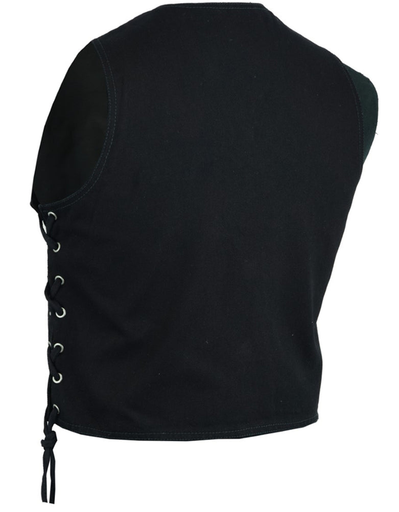 DM Kid's Denim Side Lace Vest