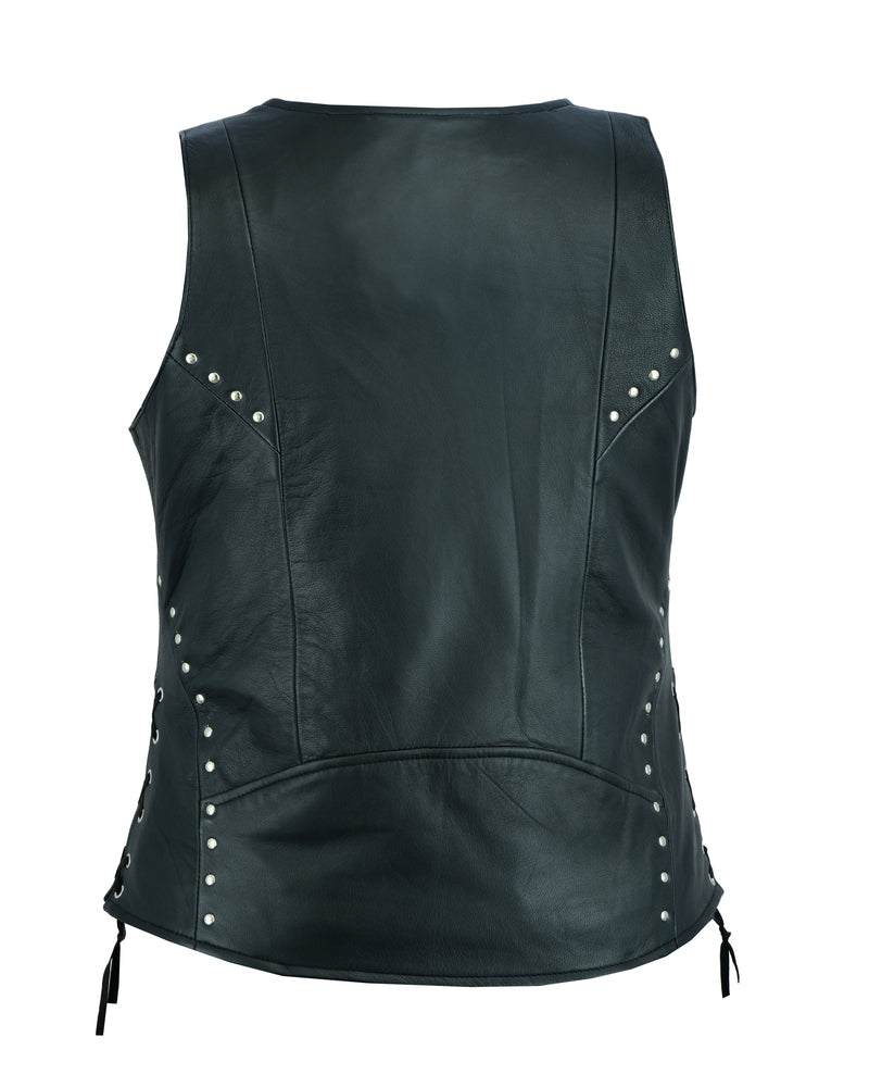 RC Women's Open neck Vest with Lacing Details