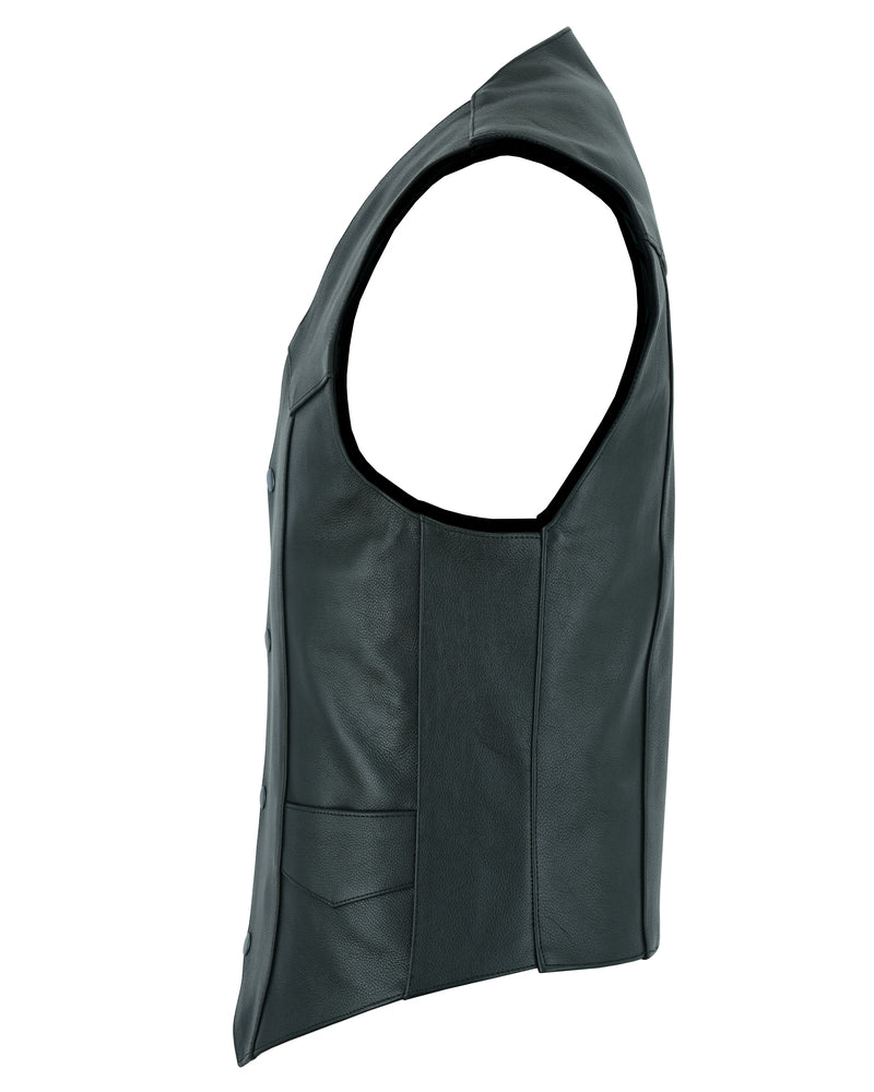 RC Men's Plain Side Economy Vest - Black