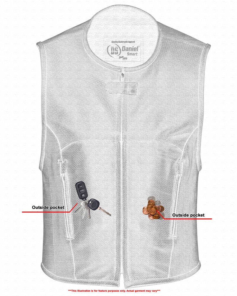 RC Men's Updated Perforated SWAT Team Style Vest - Black