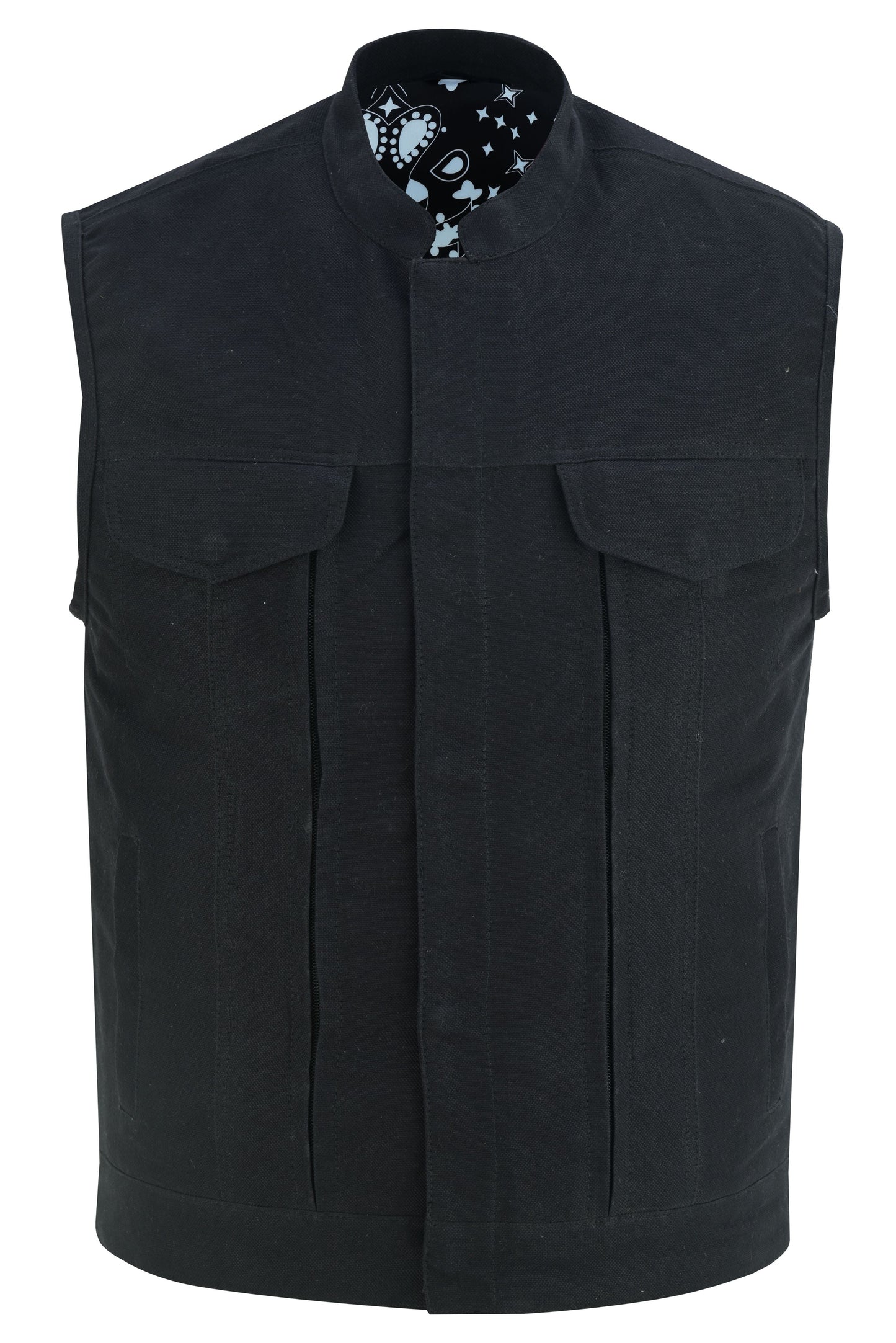 RC Men's Modern Utility Style Canvas Vest