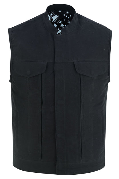 RC Men's Modern Utility Style Canvas Vest