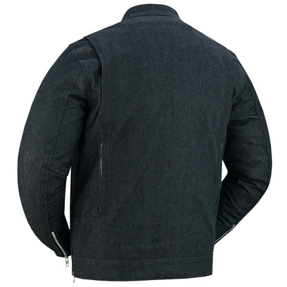 DM Mens Rough Rub-Off Denim Jacket