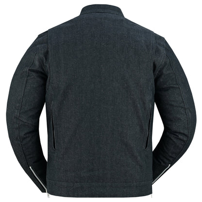 DM Mens Rough Rub-Off Denim Jacket