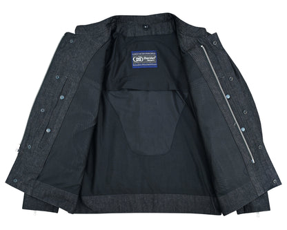 DM Mens Rough Rub-Off Denim Jacket