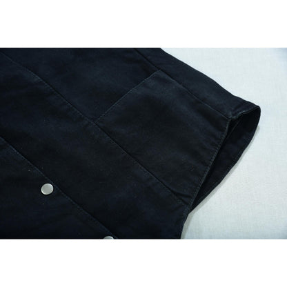 DM Women's Denim Classic Plain Sides Vest