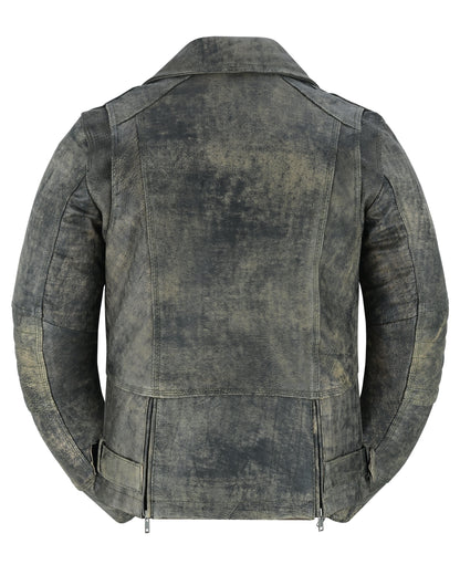 RC Women's Updated Stylish Antique Brown M/C Jacket