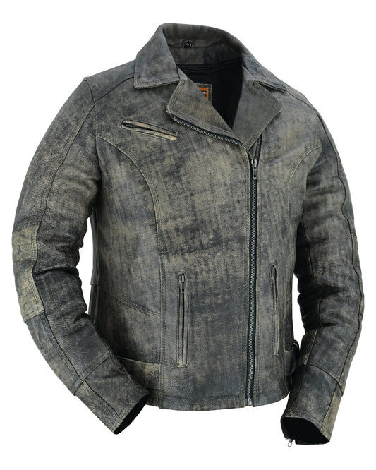 RC Women's Updated Stylish Antique Brown M/C Jacket