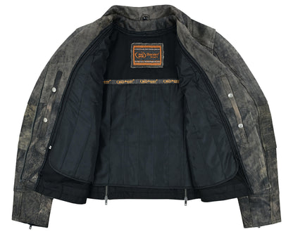 RC Women's Updated Stylish Antique Brown M/C Jacket