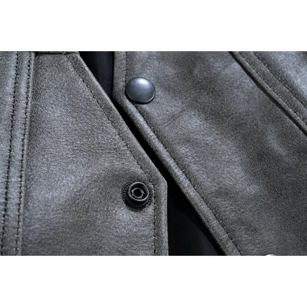 RC Men's Gray Single Back Panel Smart Access Pockets Vest