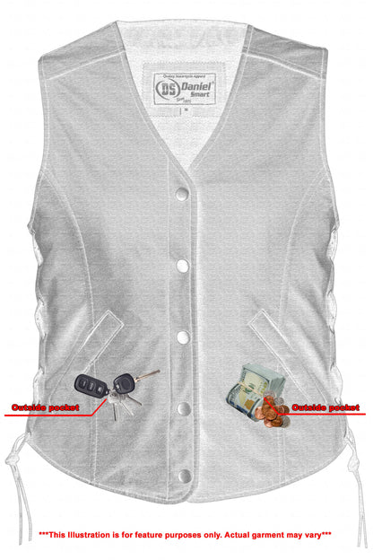 RC Women's Light Weight Open Neck Vest