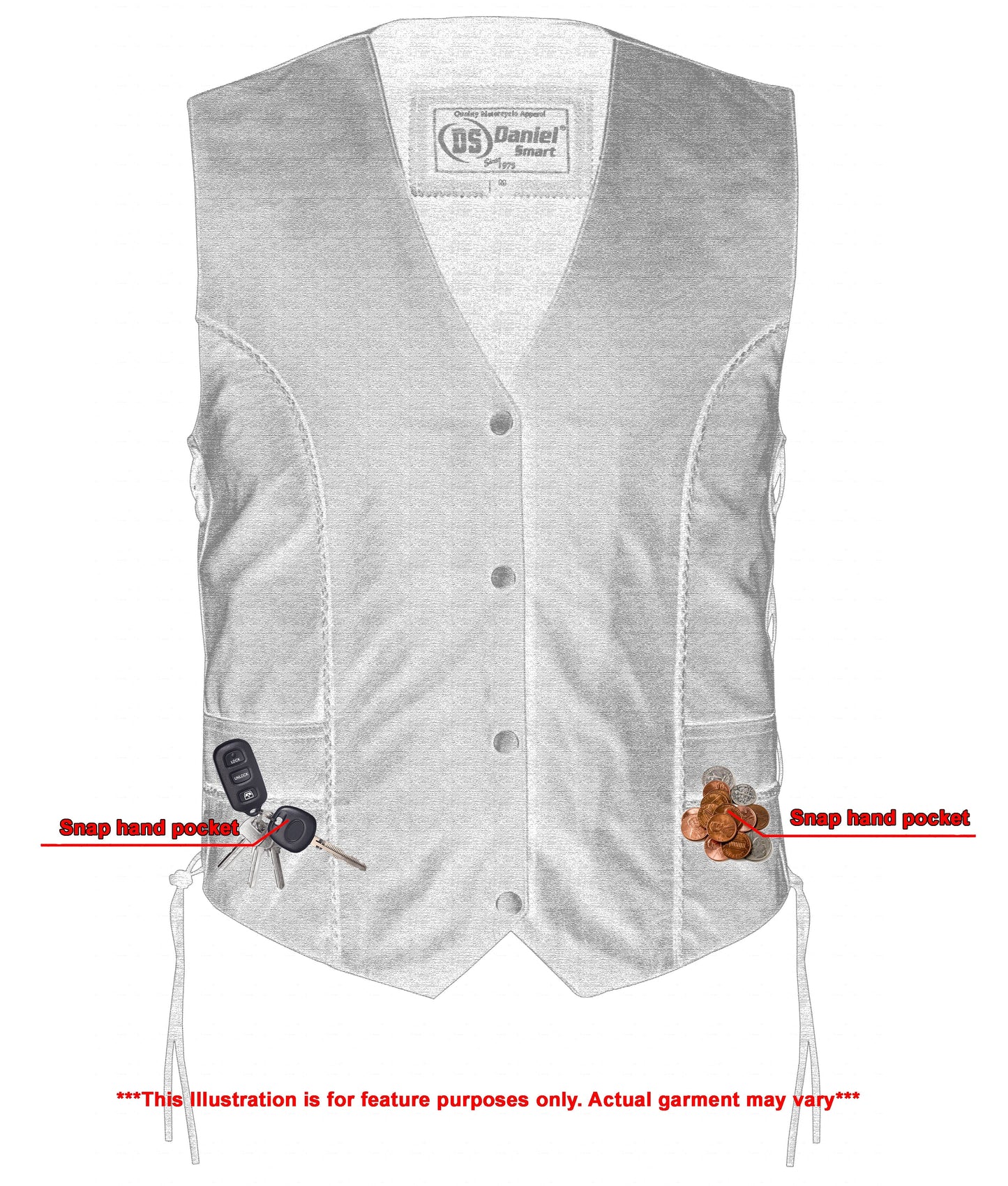 RC Women's Ultra-Thin  Braided Vest