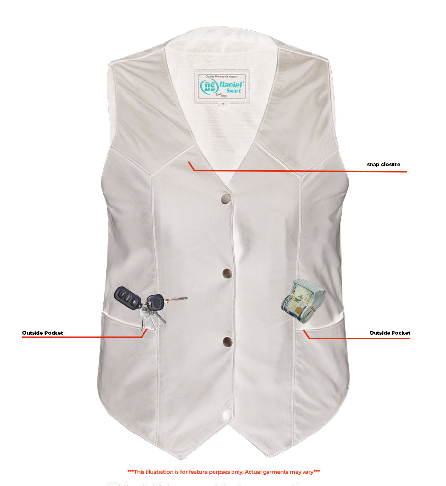 RC Women's Classic Plain Side Vest