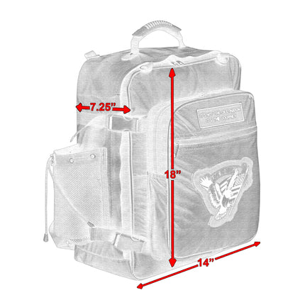 RC Three Piece Sissy Bar Back Pack