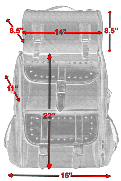 RC Updated Touring Sissy Bar Bag w/ StuRC