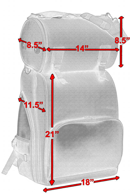 RC Updated Touring Sissy Bar Bag