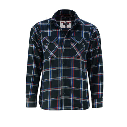 RC Flannel Shirt - Black, Red and Blue