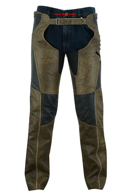 RC Women's Stylish Lightweight Hip Set Chaps- Two Tone
