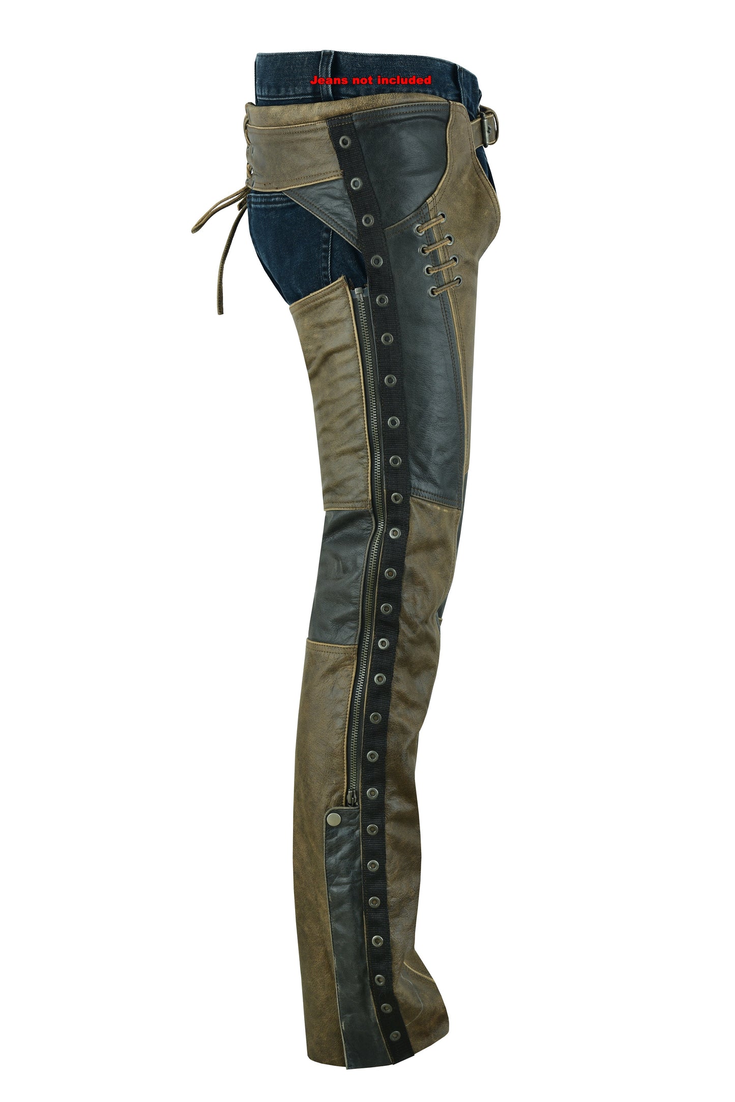 RC Women's Stylish Lightweight Hip Set Chaps- Two Tone
