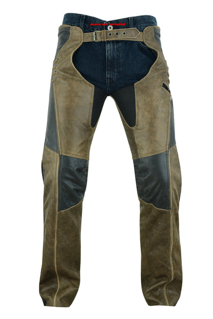 RC Women's Stylish Lightweight Hip Set Chaps- Two Tone