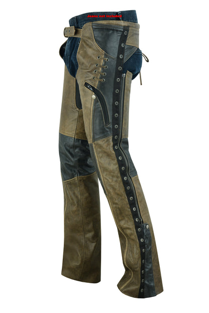 RC Women's Stylish Lightweight Hip Set Chaps- Two Tone