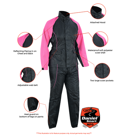 RC Women's Rain Suit (Hot Pink)