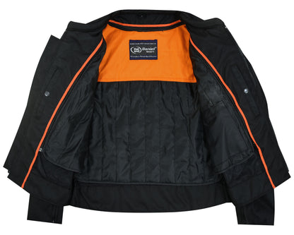 RC All-Season Men's Textile  Motorcycle Jacket with Reflective Stripes
