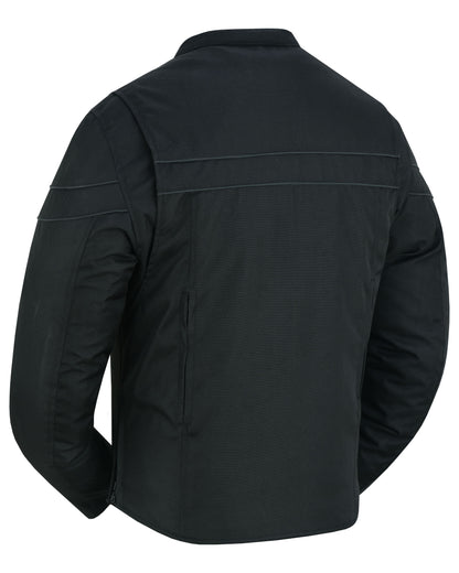 RC All-Season Men's Textile  Motorcycle Jacket with Reflective Stripes