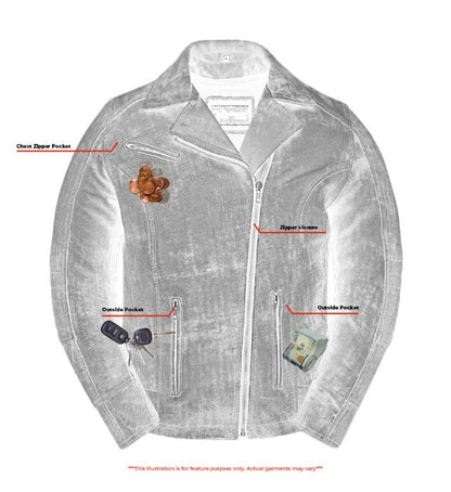 RC Women's Updated Stylish Antique Brown M/C Jacket