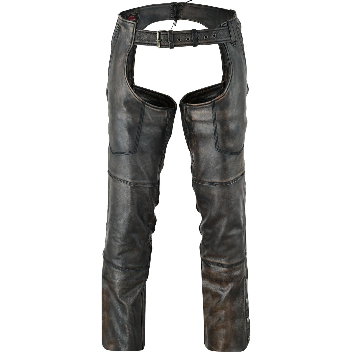 RC Unisex Four Pockets Insulated Chaps with Stretchable Inner Thigh