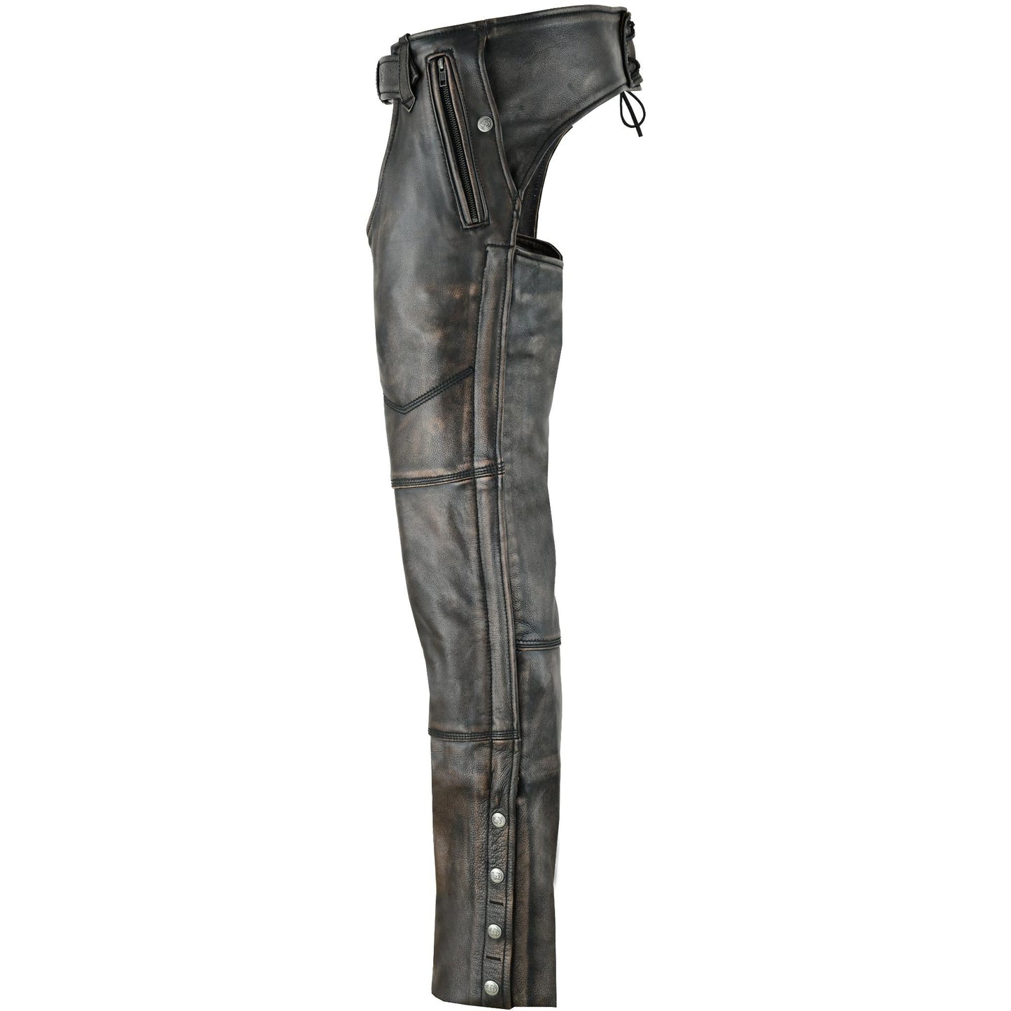 RC Unisex Four Pockets Insulated Chaps with Stretchable Inner Thigh