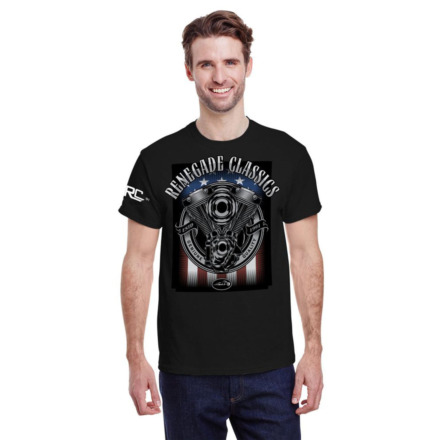 RC RENEGADE CLASSICS FLAG TSHIRT