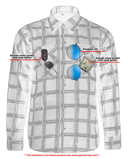 RC Flannel Shirt - Black, Red and Blue