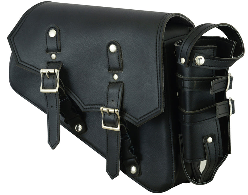 RC Right Side Synthetic Leather Swing Arm Bag w/Bottle Holder