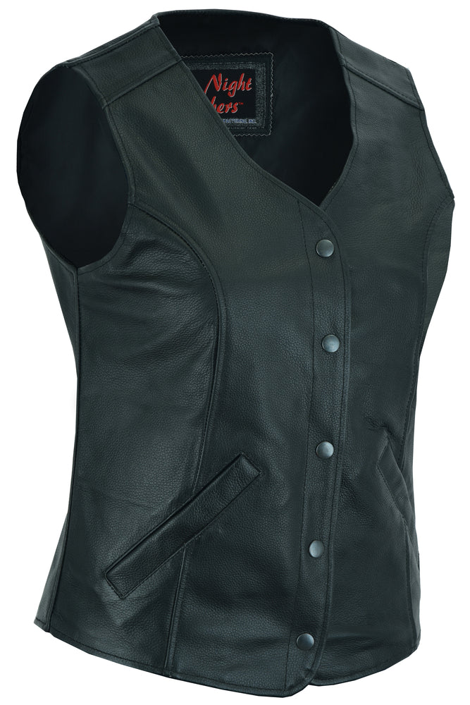 RC Women's Stylish Longer Body &frac34; Vest - Plain Sides