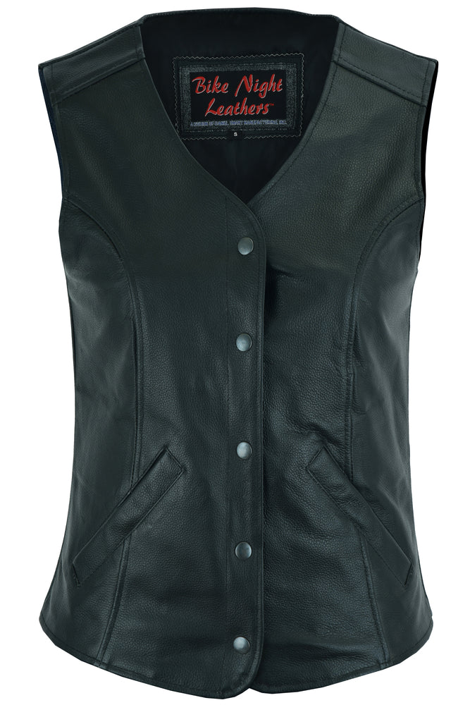 RC Women's Stylish Longer Body &frac34; Vest - Plain Sides