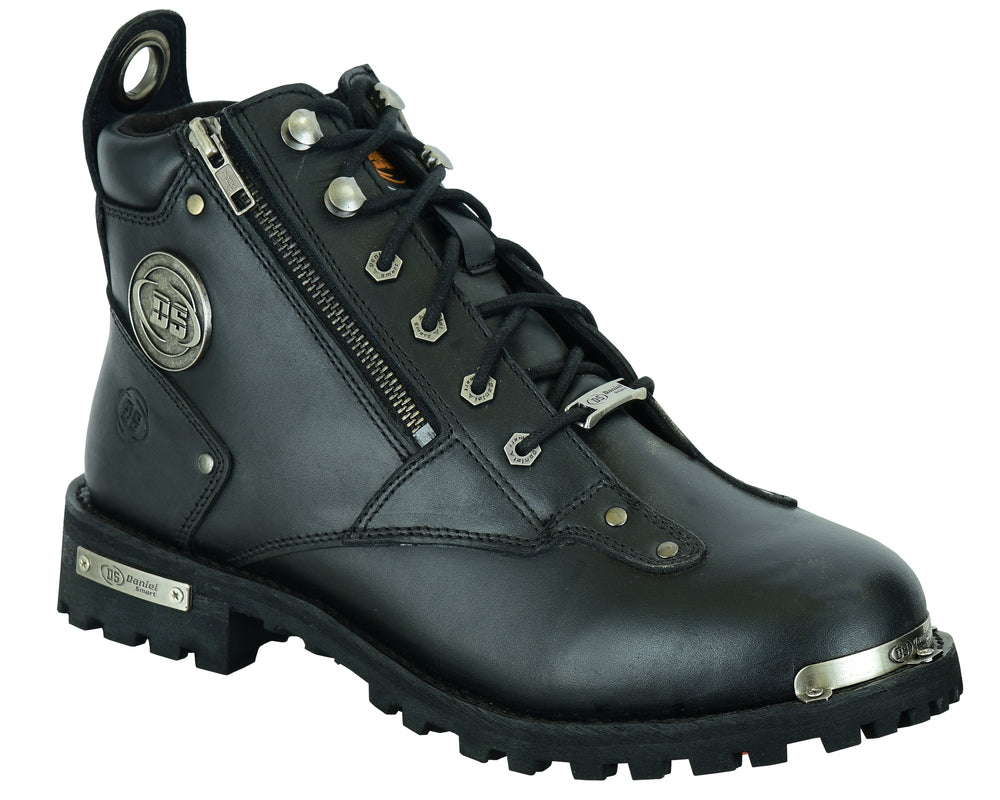 RC Men's 6'' Side Zipper Plain Toe Boot