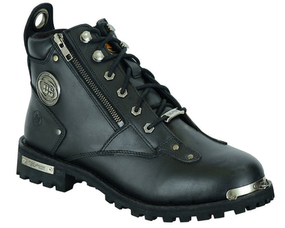 RC Men's 6'' Side Zipper Plain Toe Boot