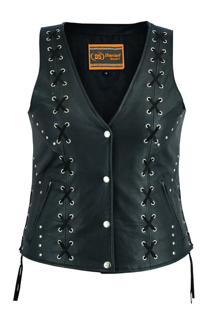 RC Women's Open neck Vest with Lacing Details