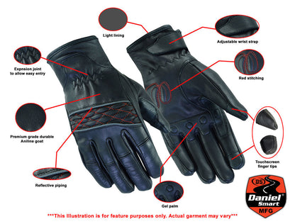 RC Women's Cruiser Glove (Black / Red)