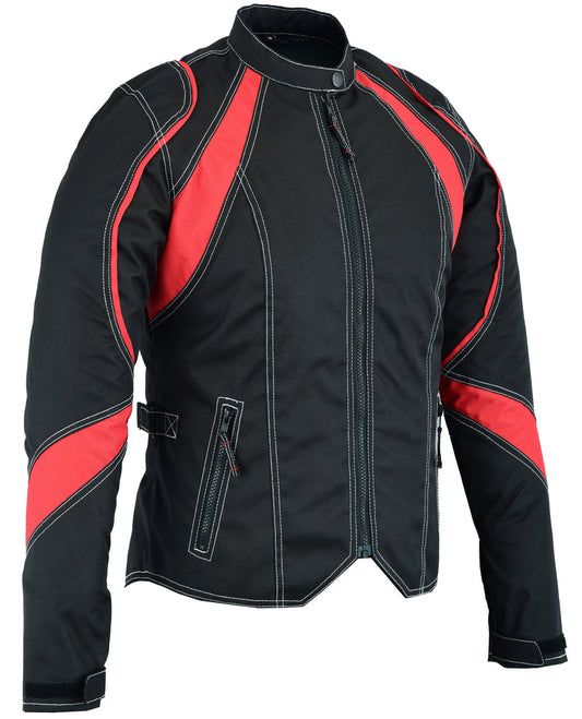 RC Women's Embroidered Crown Riding Jacket - Red