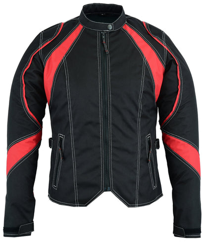 RC Women's Embroidered Crown Riding Jacket - Red