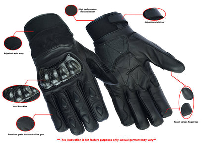 RC Leather/Textile Performance Glove