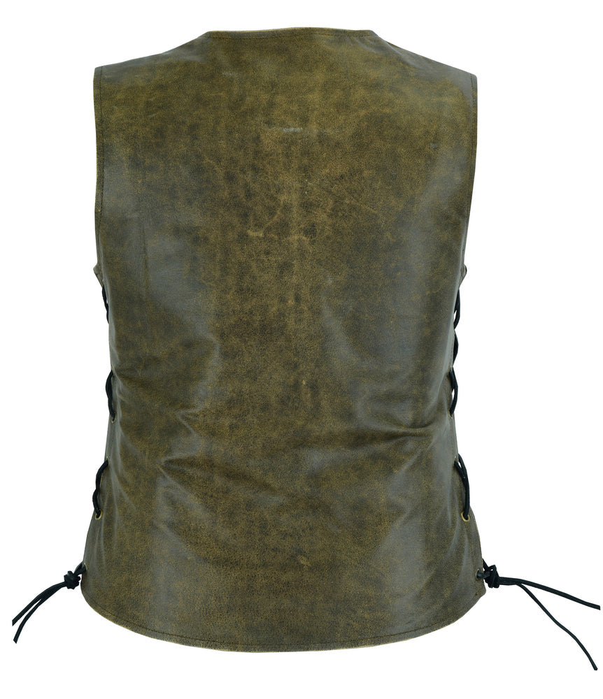 RC  Women's Stylish Longer Body &frac34; Vest - Side Laces - Two T