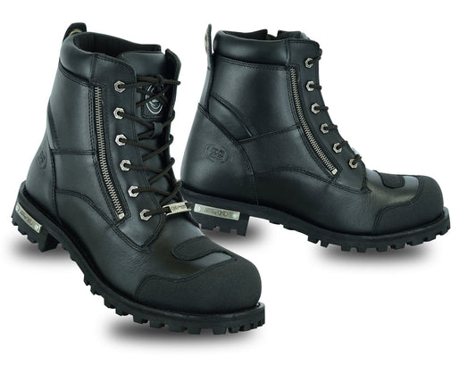 RC Men's Side Zipper Waterproof Ankle Protection Boots