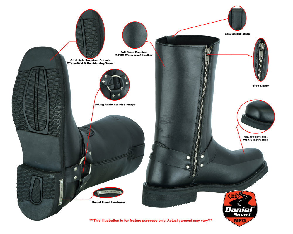 RC Men's Waterproof Harness Boots