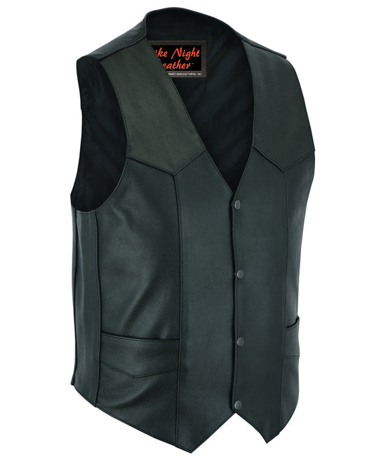 RC Men's Plain Side Economy Vest - Black