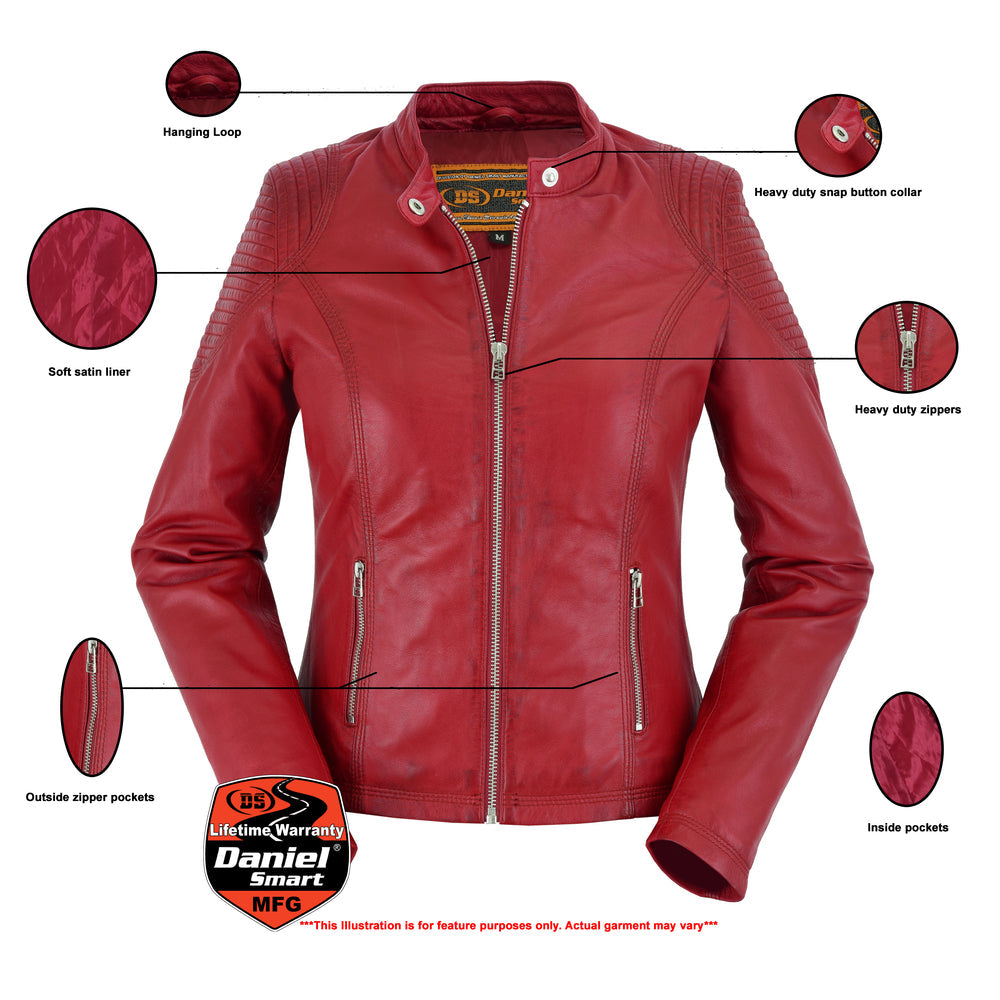 RC Cabernet - Women's Fashion Leather Jacket