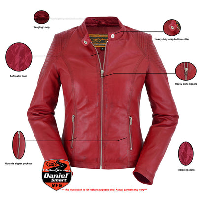 RC Cabernet - Women's Fashion Leather Jacket